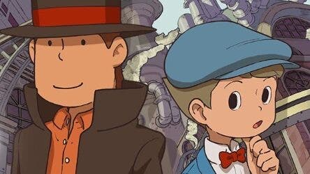 Nuevo arte oficial de Profesor Layton and The New World of Steam