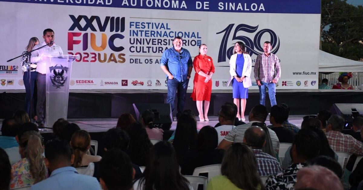 En Mazatlán, al ritmo del carnaval inauguran el 28 Festival Internacional Universitario de la Cultura
