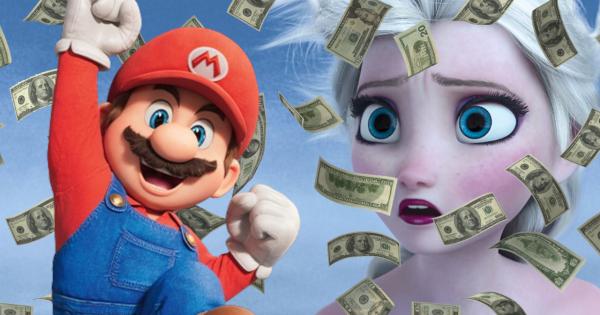 ¡Tiembla, Frozen! Película de Super Mario está cerca de superar a las cintas de Disney