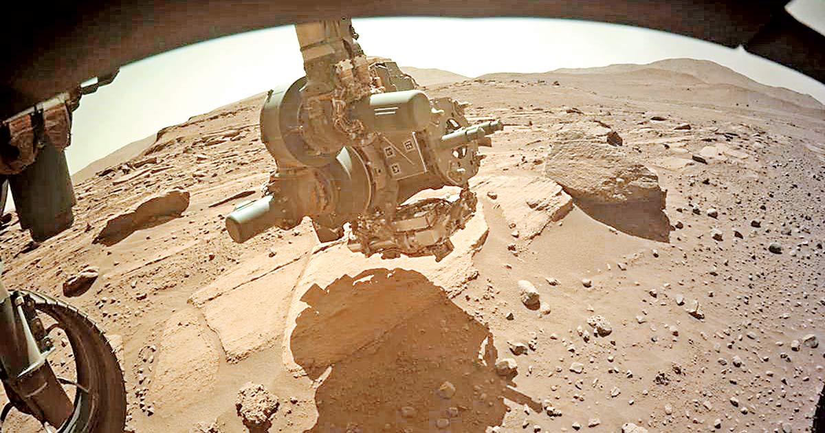 Hay material orgánico en un antiguo lago de Marte: NASA