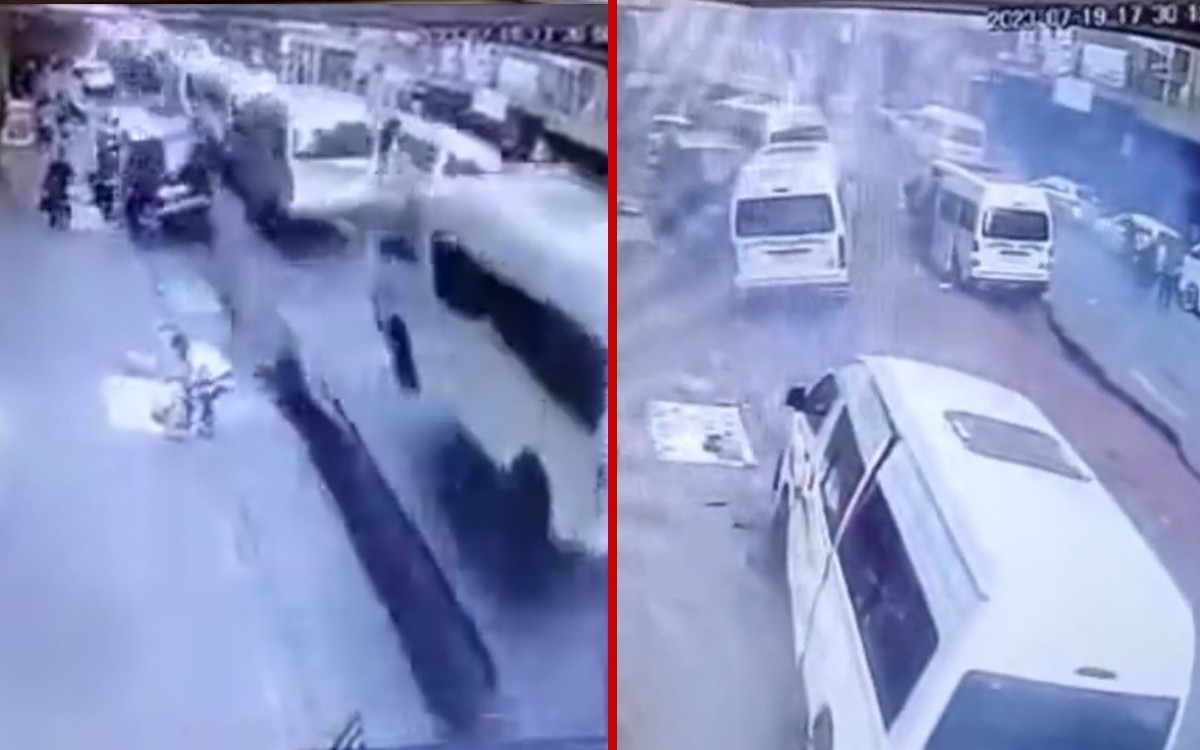 Video | Explosión parte en dos una calle de Sudáfrica; un muerto y 48 heridos