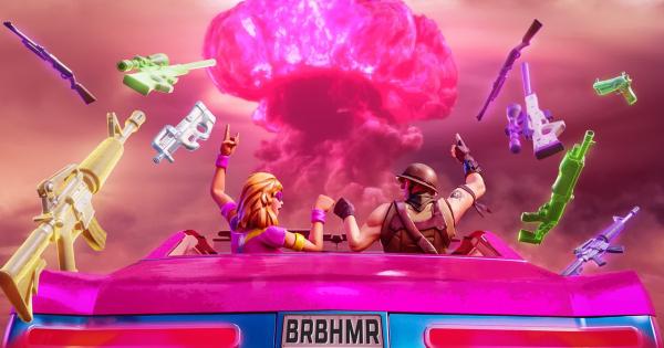 El Barbenheimer llegó a Fortnite con un mapa que mezcla Barbie y Oppenheimer