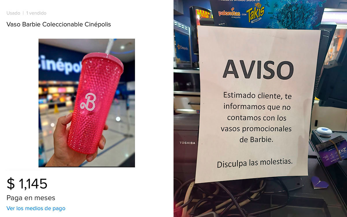 Así respondió Cinépolis a fans de Barbie por vaso coleccionable