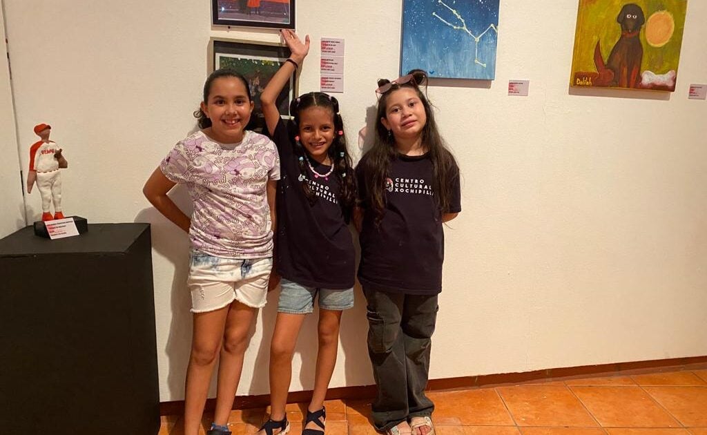 Niñas, niños y adolescentes muestran su talento en la pintura, en Mazatlán