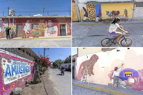 El arte mural acompaña a los pueblos en sus luchas y refuerza la identidad