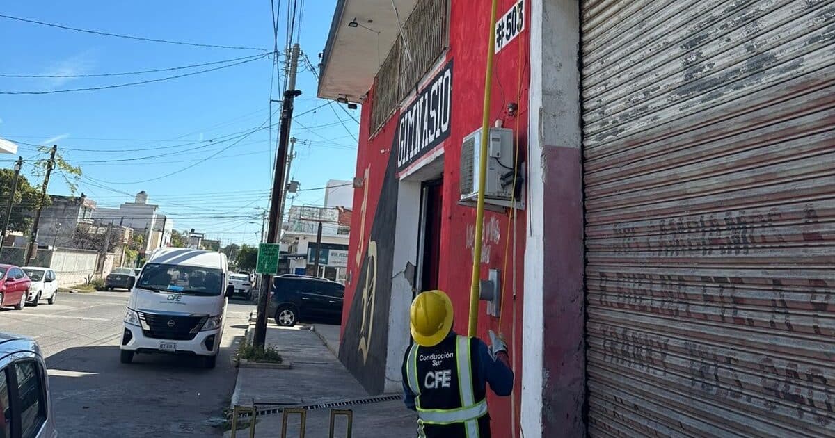 ¡Lo cacharon! CFE detecta uso indebido de energía eléctrica en un gimnasio de Mazatlán
