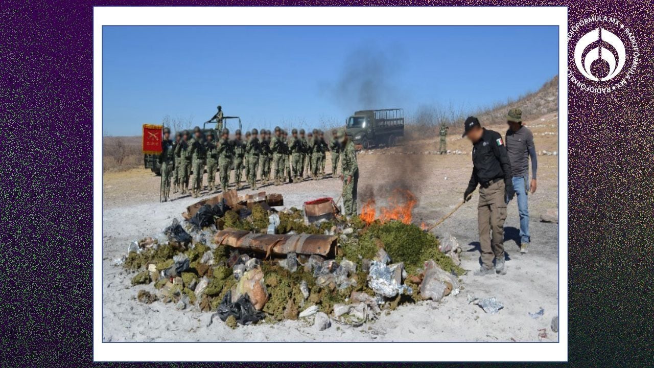 ‘Frenan’ al narco en Chihuahua, Sinaloa y Durango: incineran más de una tonelada de marihuana