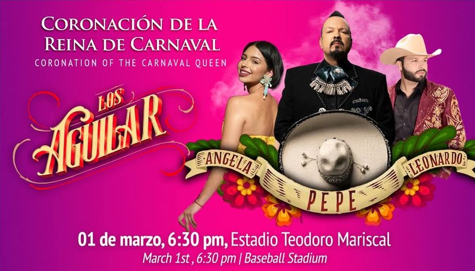La dinastía ‘Aguilar’ reemplaza a Grupo Firme en el Carnaval Mazatlán 2025