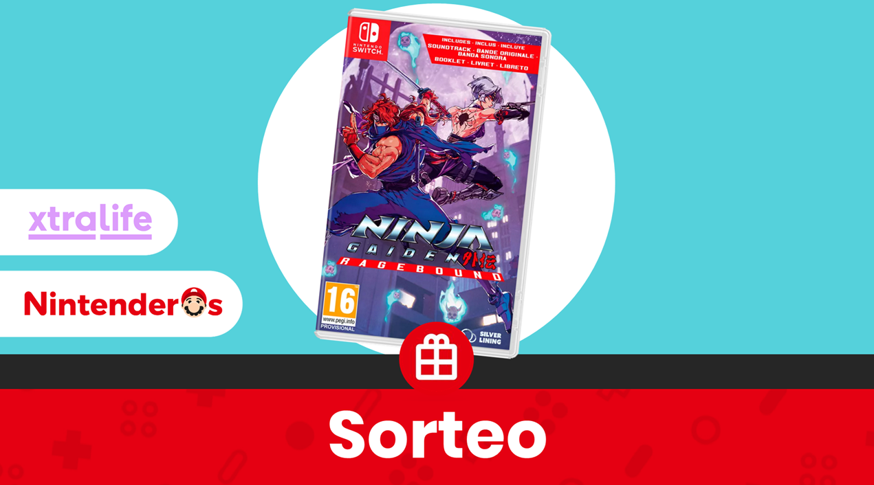 ¡Sorteamos OTRA copia física de Ninja Gaiden: Ragebound para Nintendo Switch!